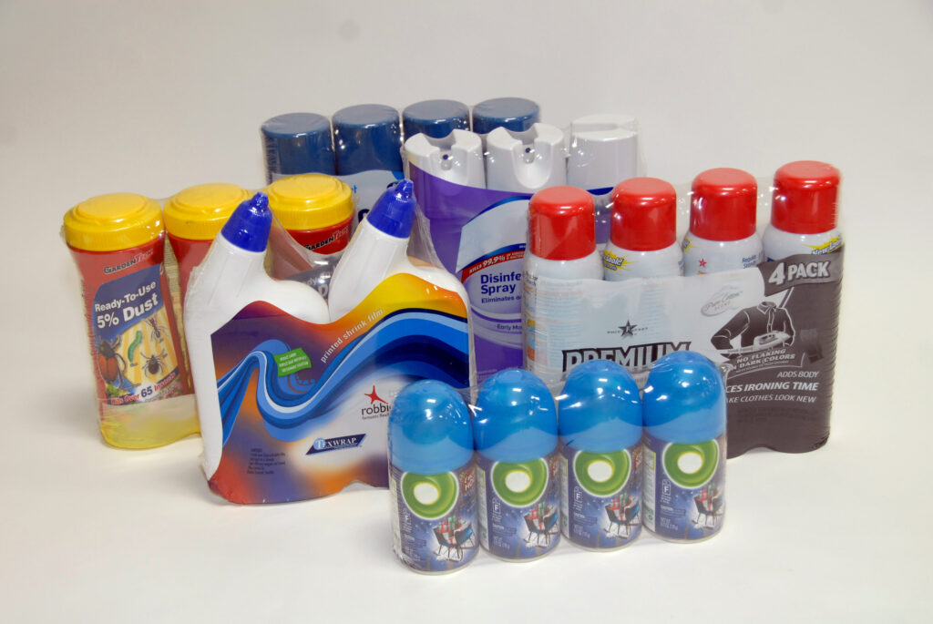 Group of shrink bundled copackaged products